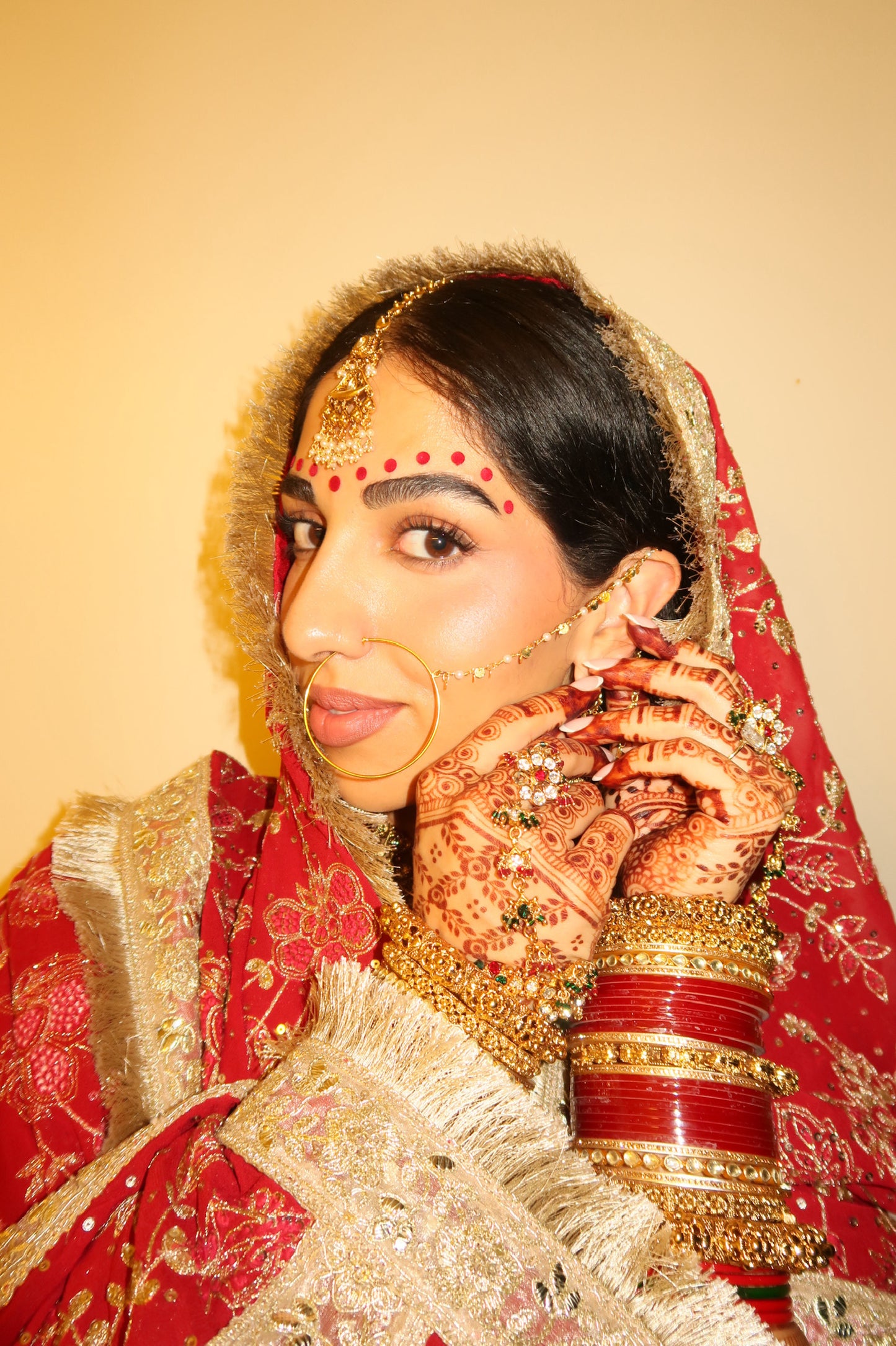 The Bridal Bloom | Red Pajami Ensemble