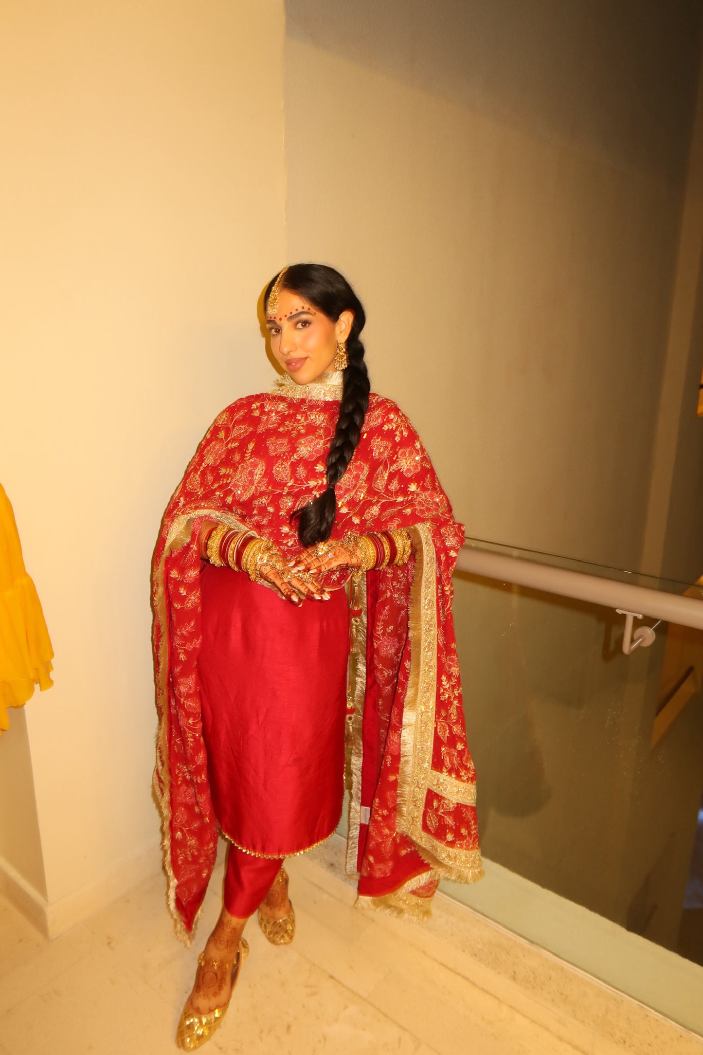 The Bridal Bloom | Red Pajami Ensemble