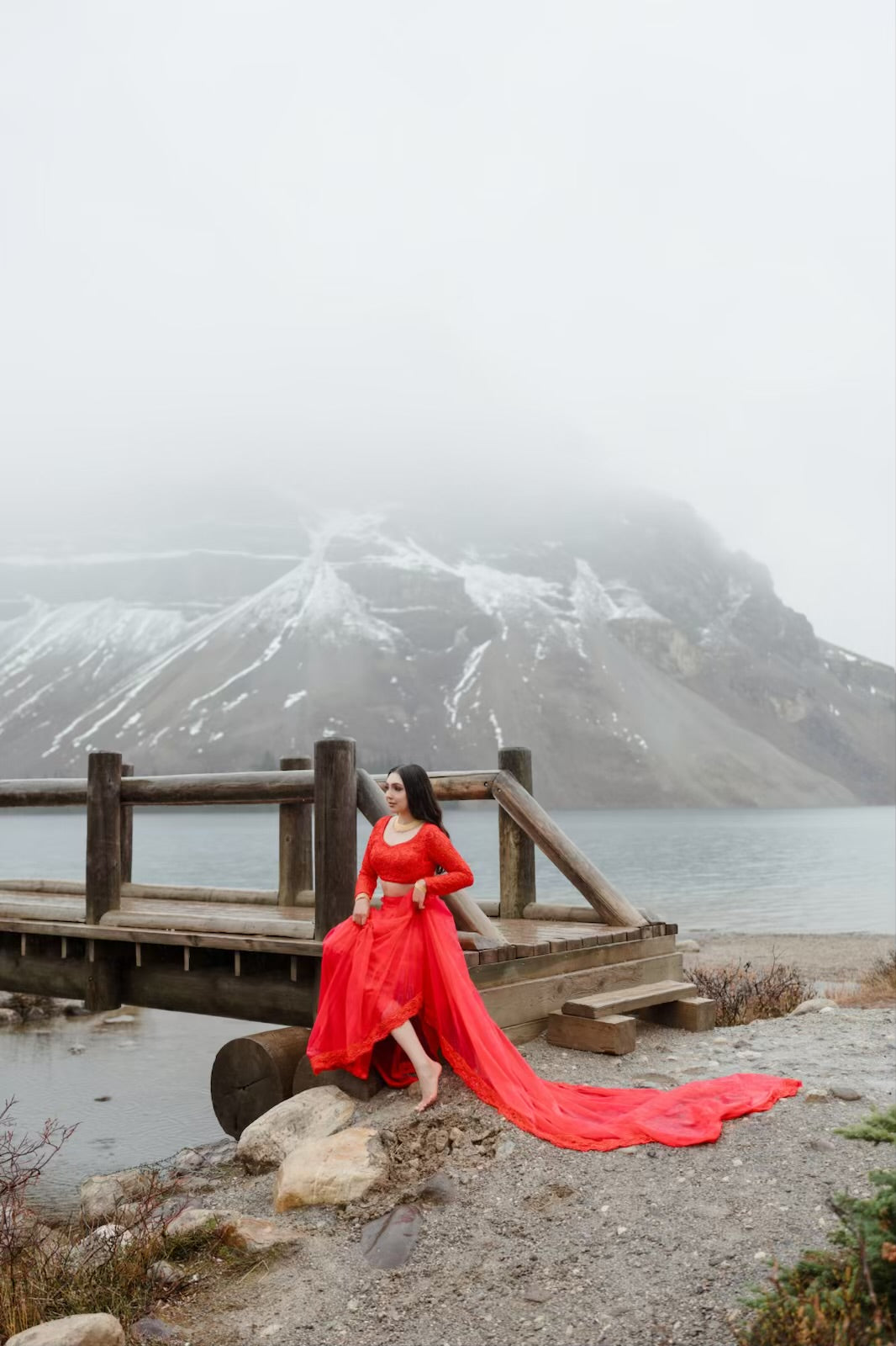 L’Amour | Red Saree