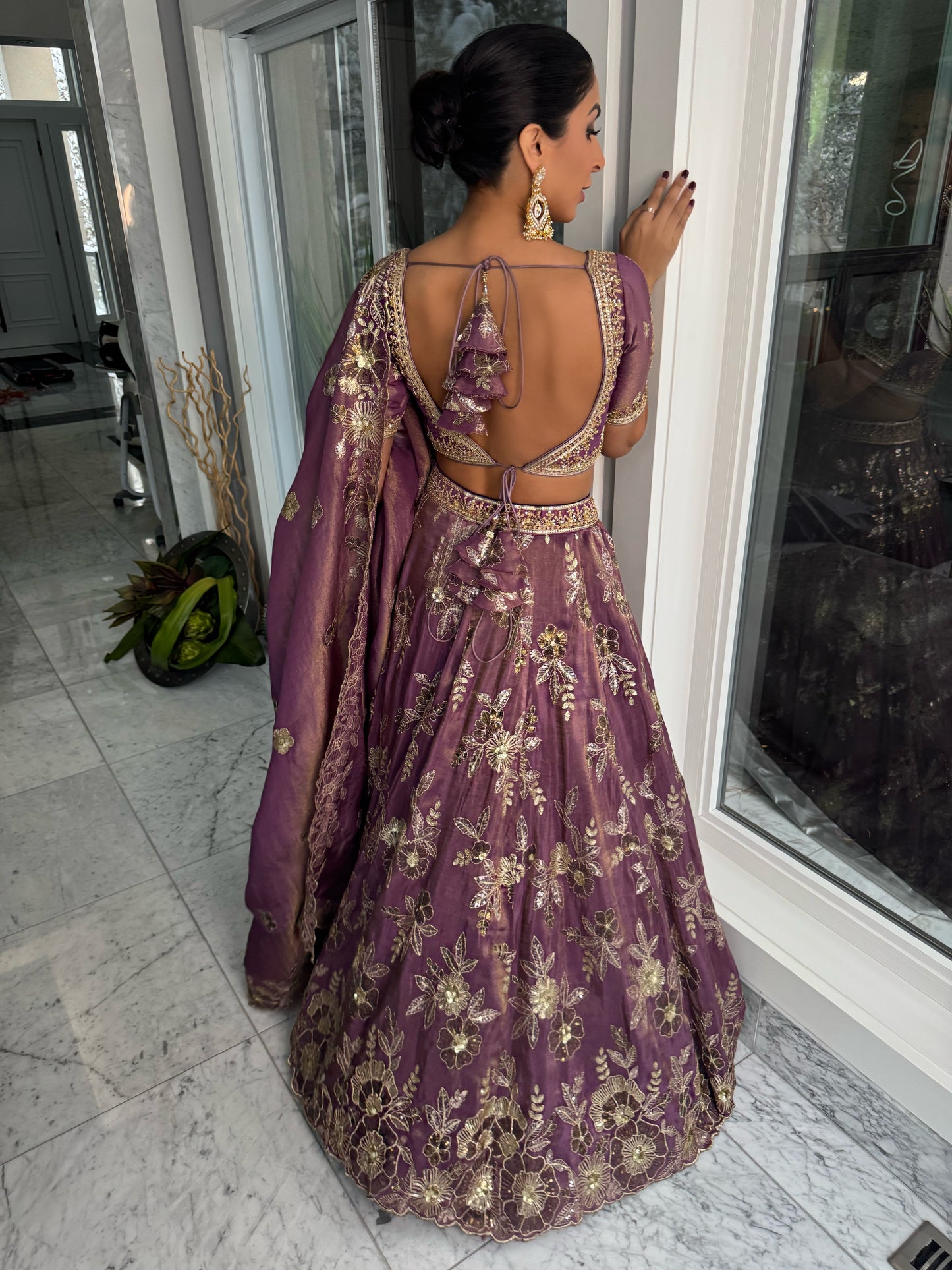 Pearly Purple | Mauve Lengha