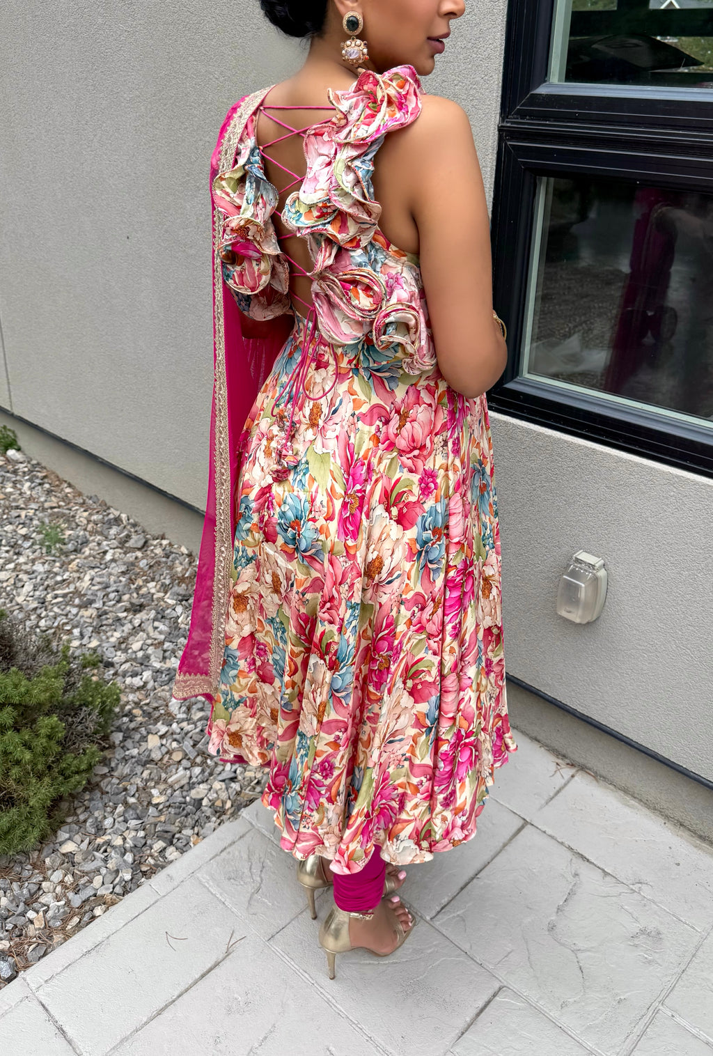 Aaria Fleur | Floral Anarkali Suit