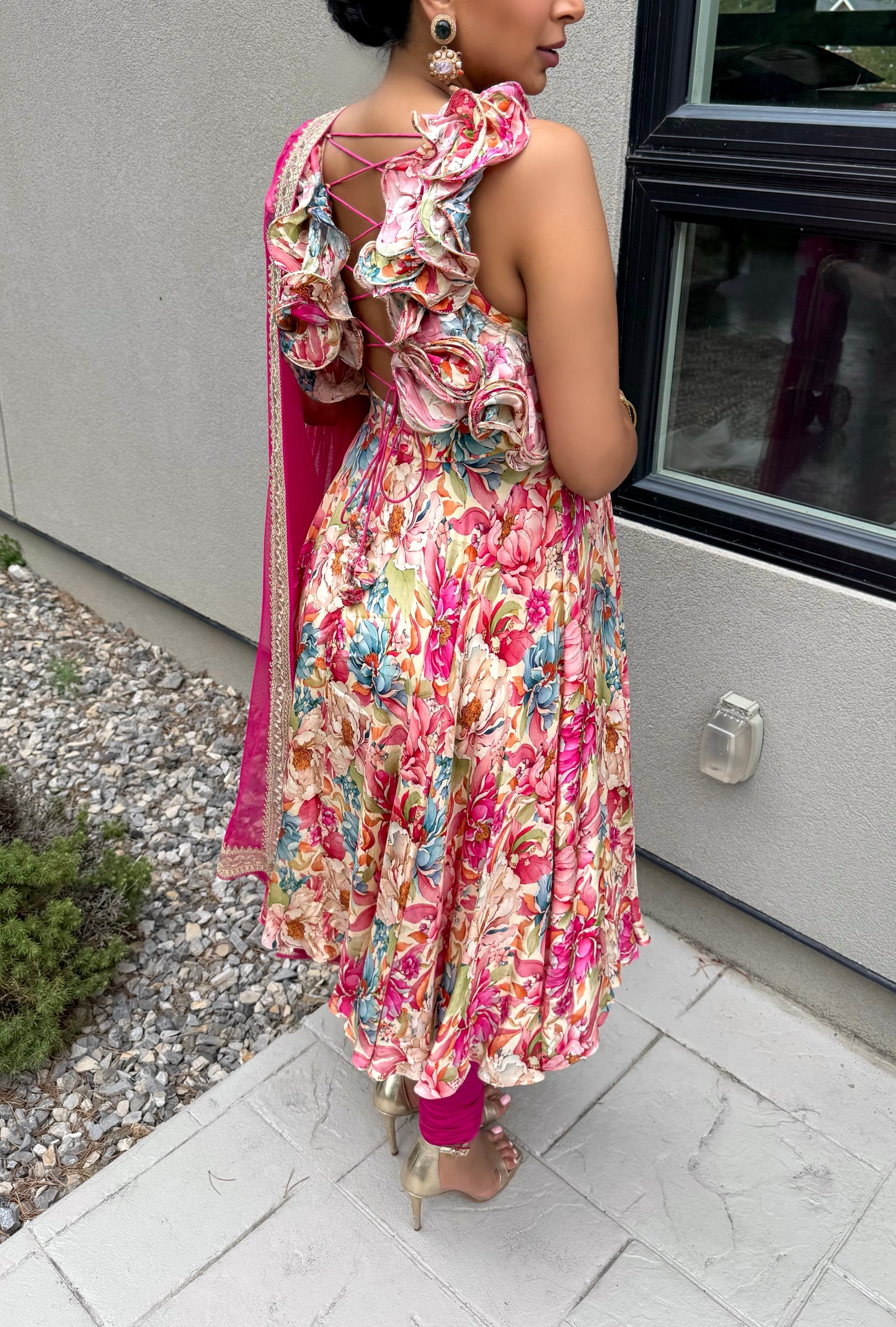 Aaria Fleur | Floral Anarkali Suit