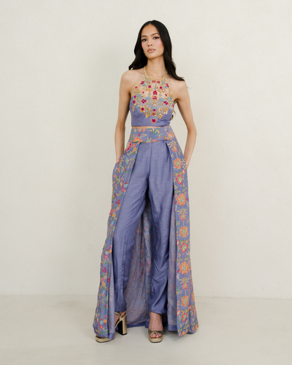 Heer | Purple Outskirt Trouser Ensemble