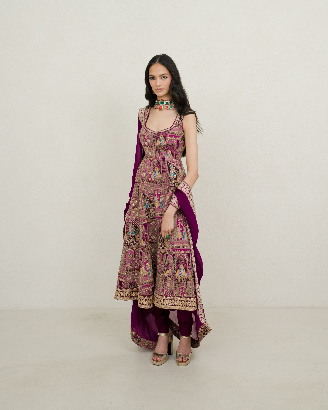 Mahira | Berry Anarkali