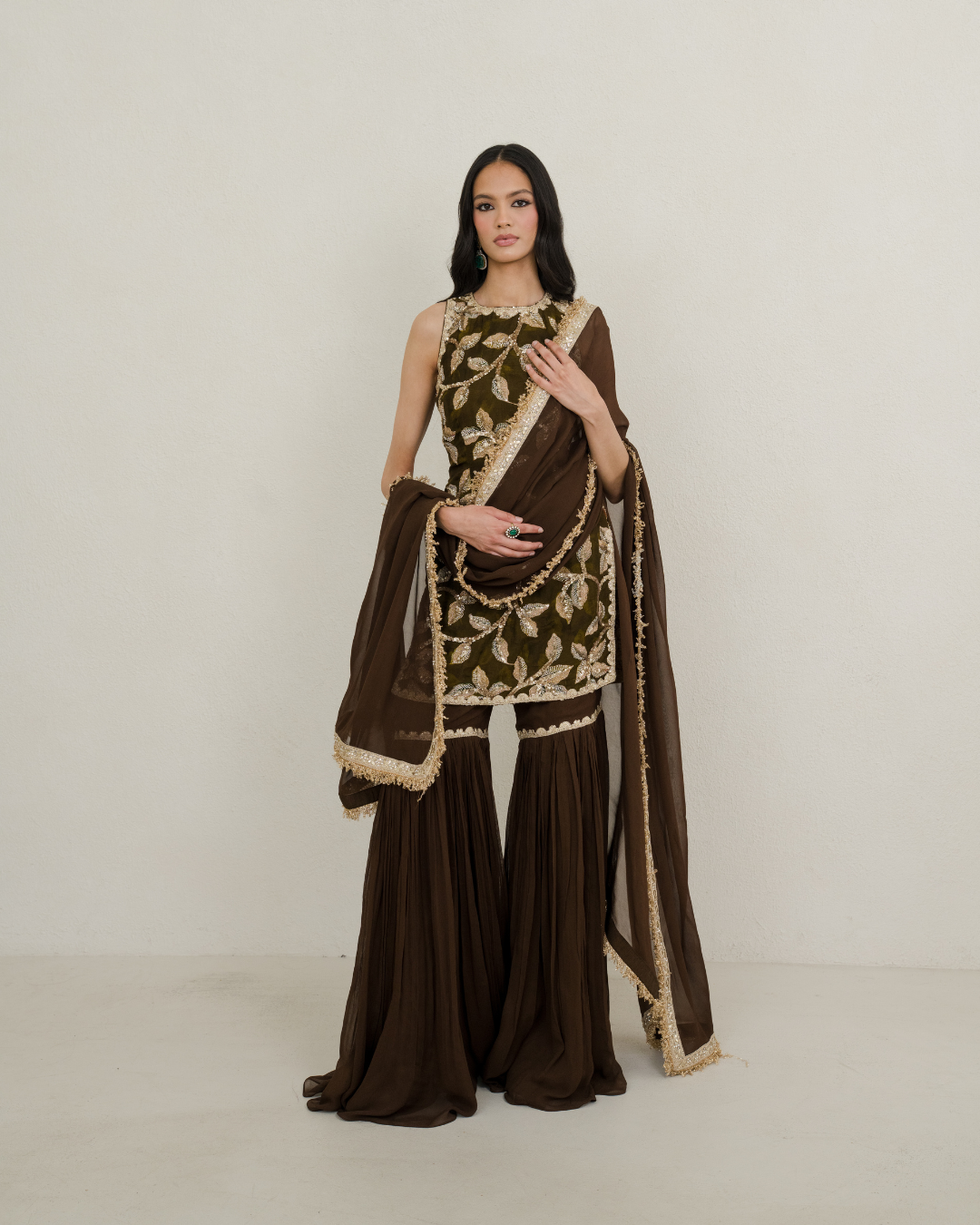 Zaitoon | Brown Olive Sharara