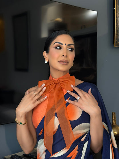 Bowie | Printed Pre-Pleated Saree