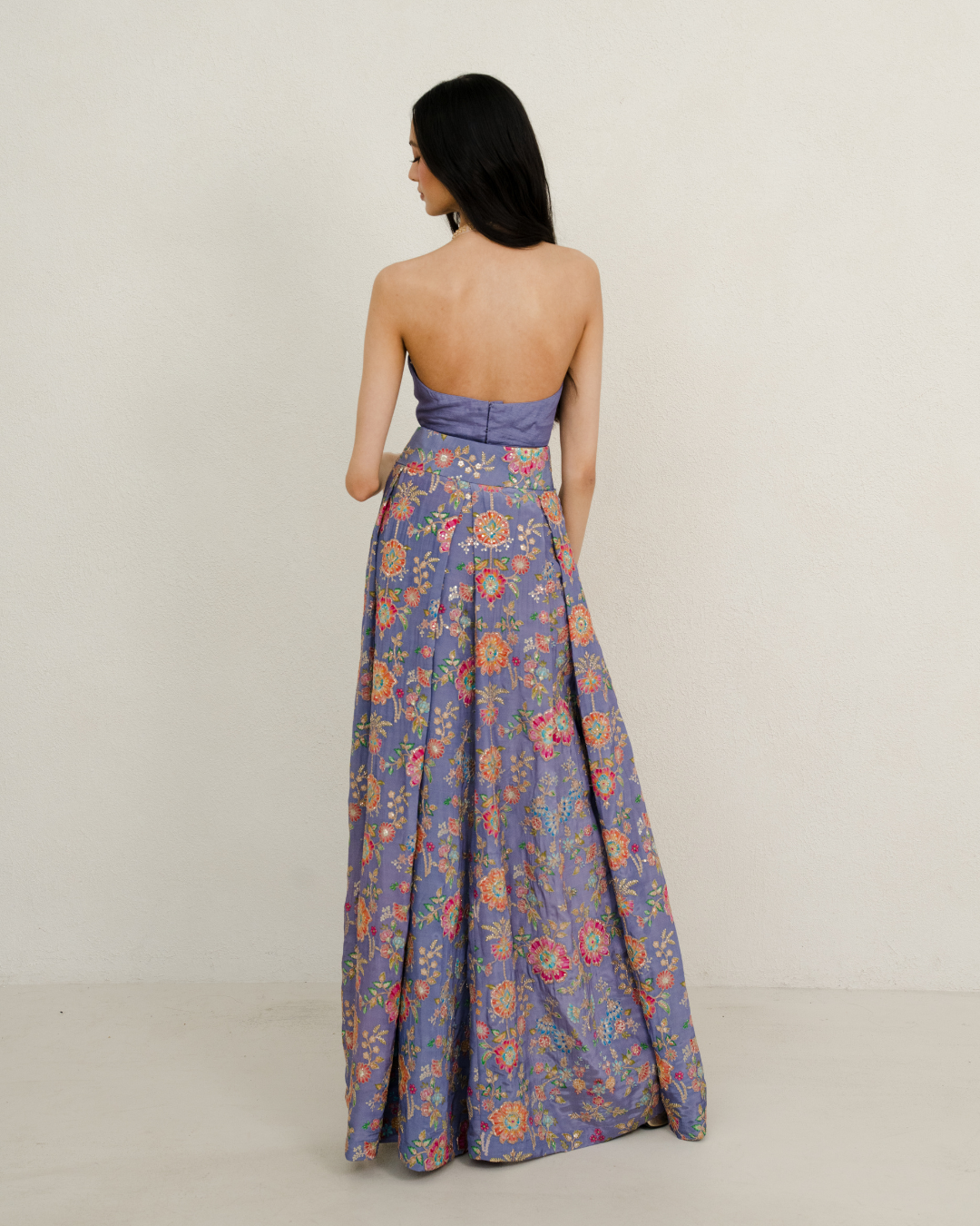 Heer | Purple Outskirt Trouser Ensemble