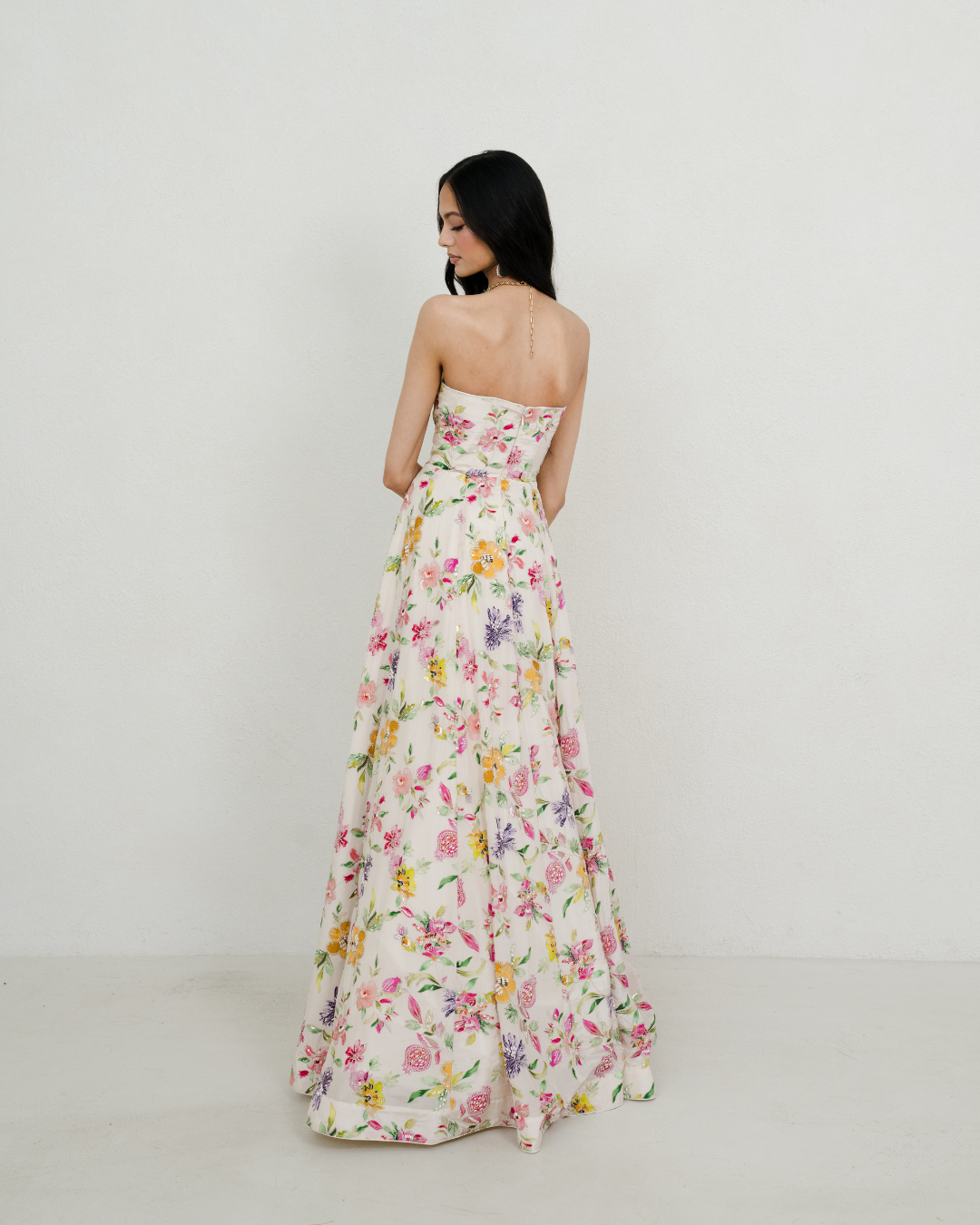 Zehra | Floral Gown