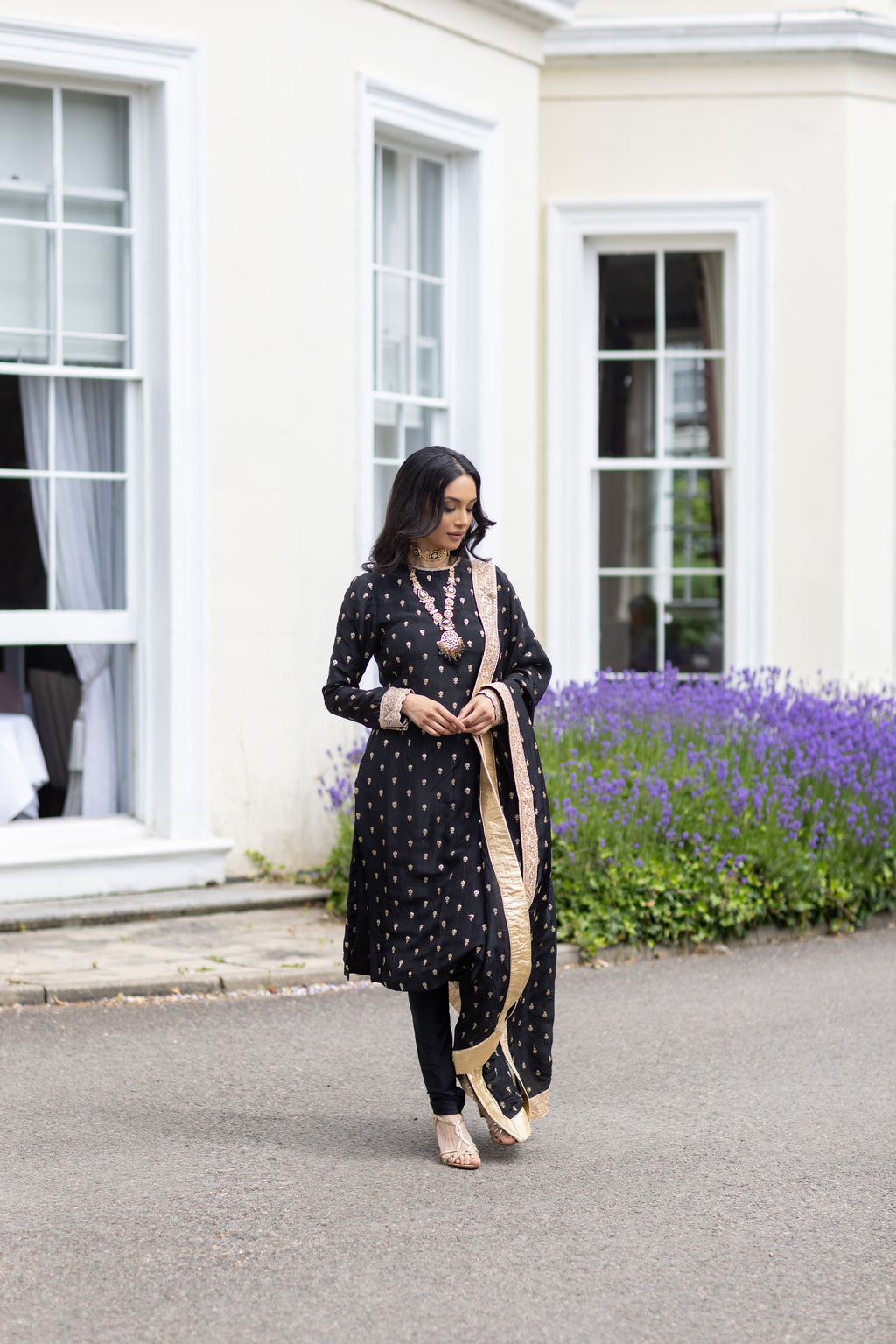 Siona | Black Pajami Suit