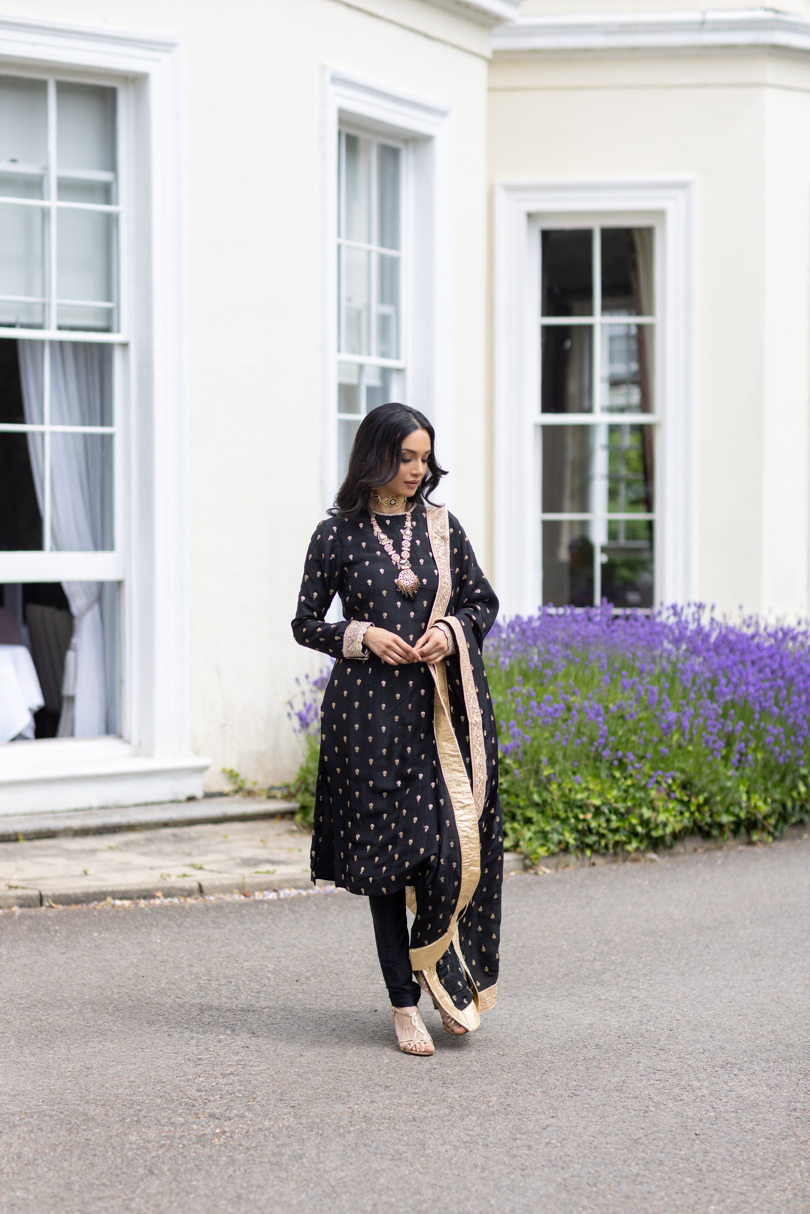 Siona | Black Pajami Suit