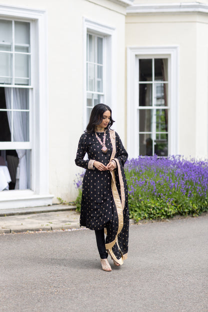 Siona | Black Pajami Suit