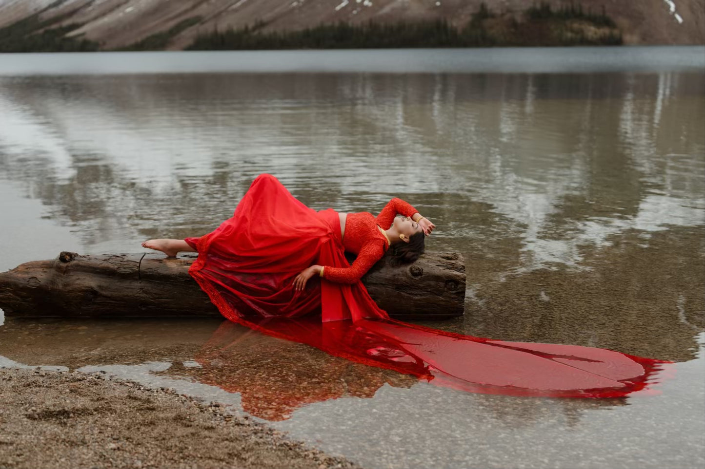 L’Amour | Red Saree