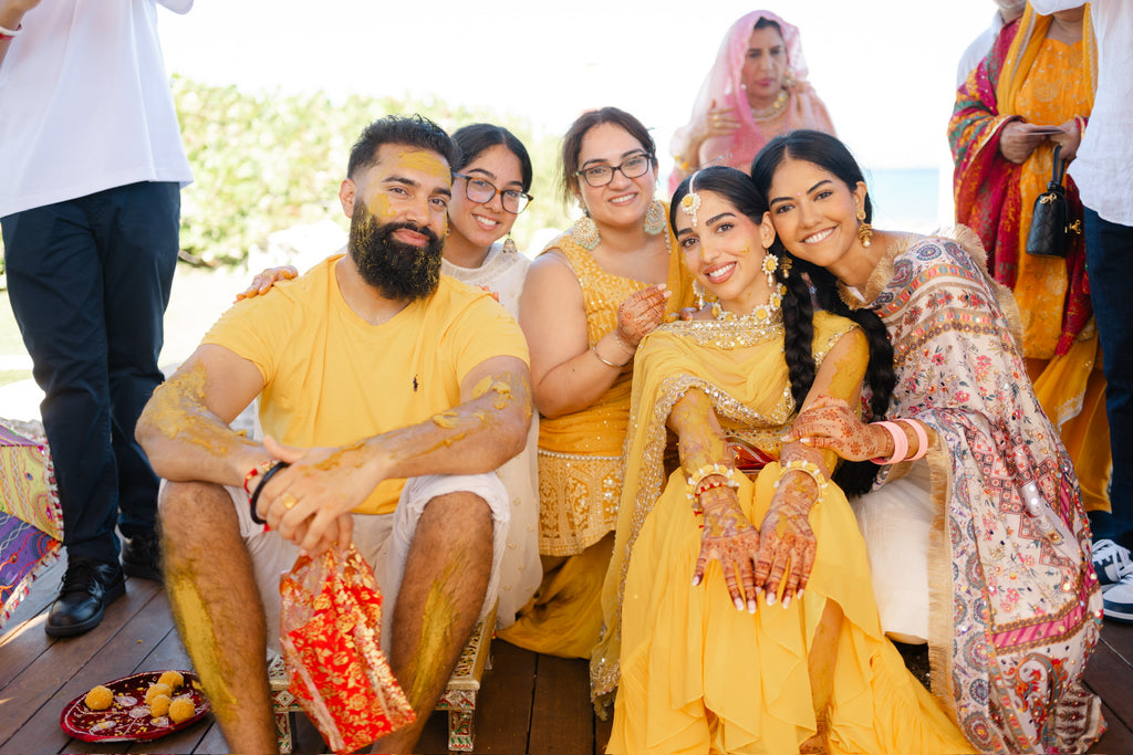 Sun-kissed Ceremony | Yellow Sharara