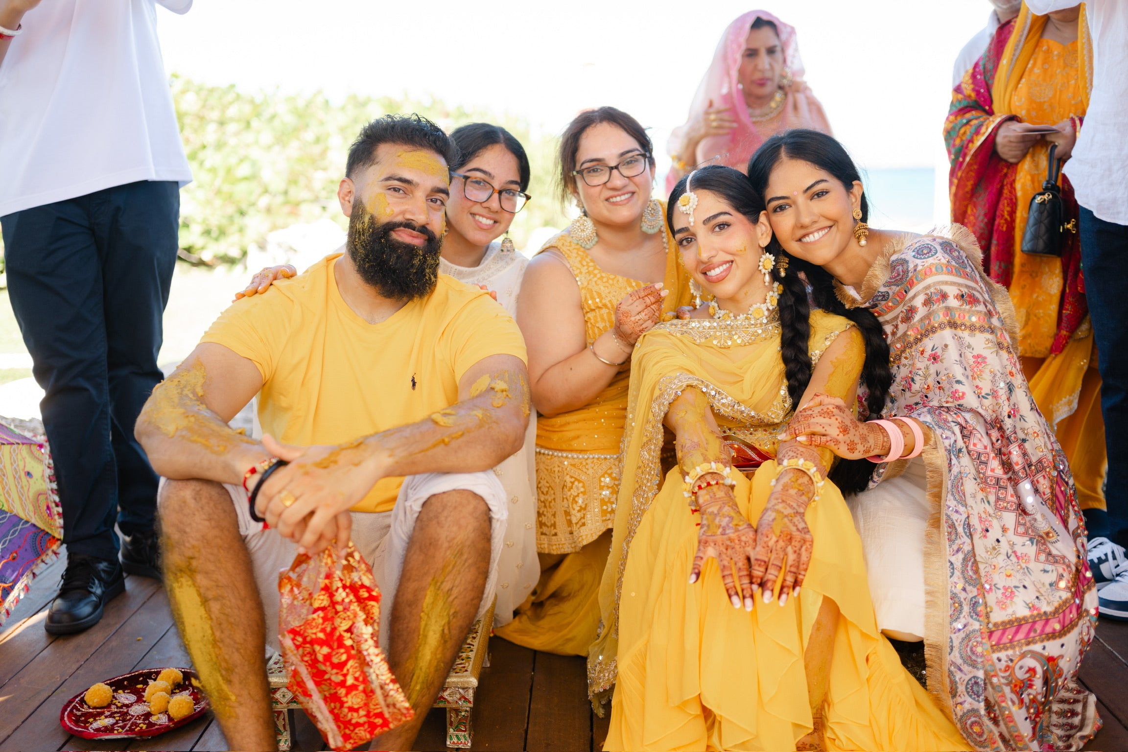 Sun-kissed Ceremony | Yellow Sharara