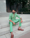 Zaib | Green Kurta