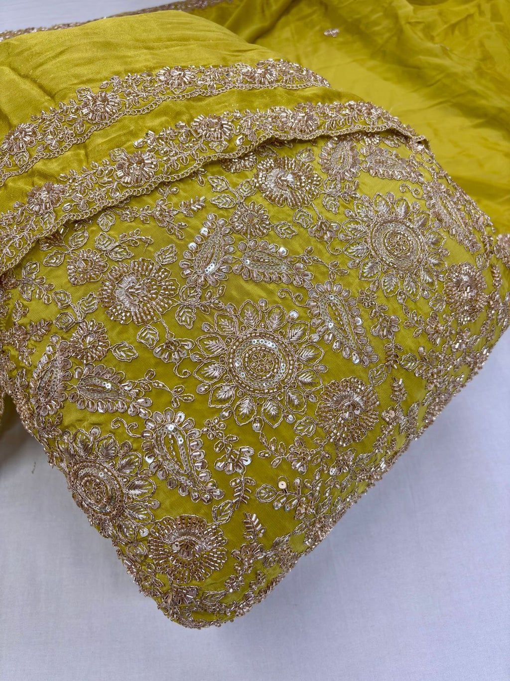 The Noor Set | Embroidered Lengha