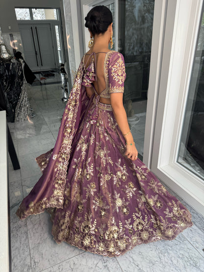 Pearly Purple | Mauve Lengha