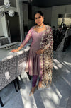 Aura | Lilac Shimmer Anarkali