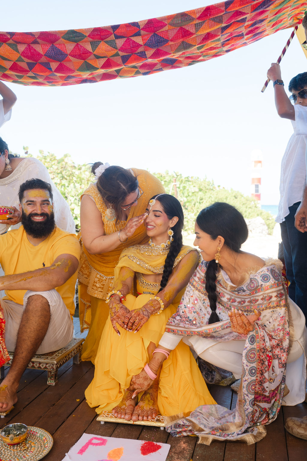 Sun-kissed Ceremony | Yellow Sharara