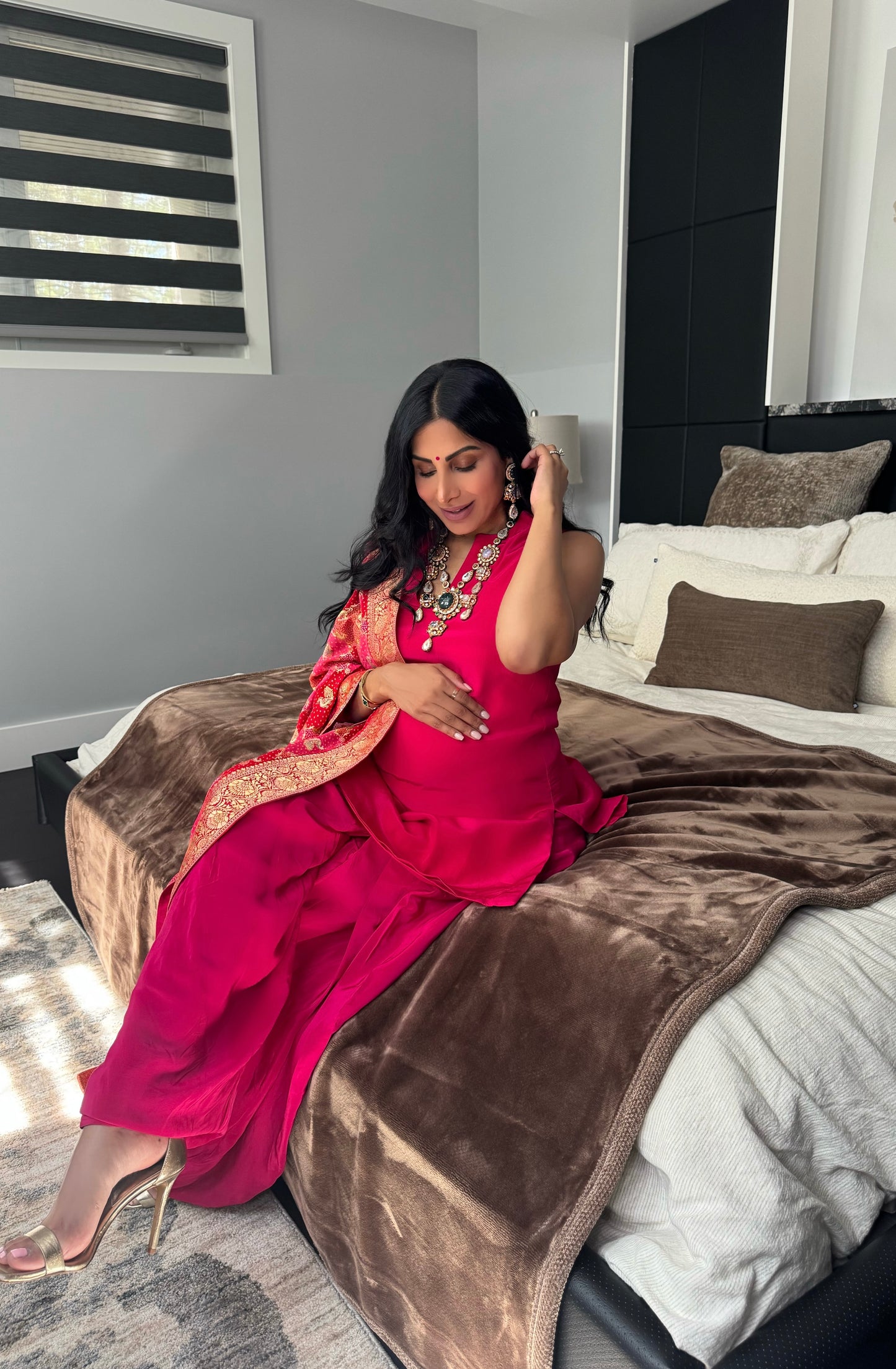 Banarasi Bloom | Pink Salwaar Suit