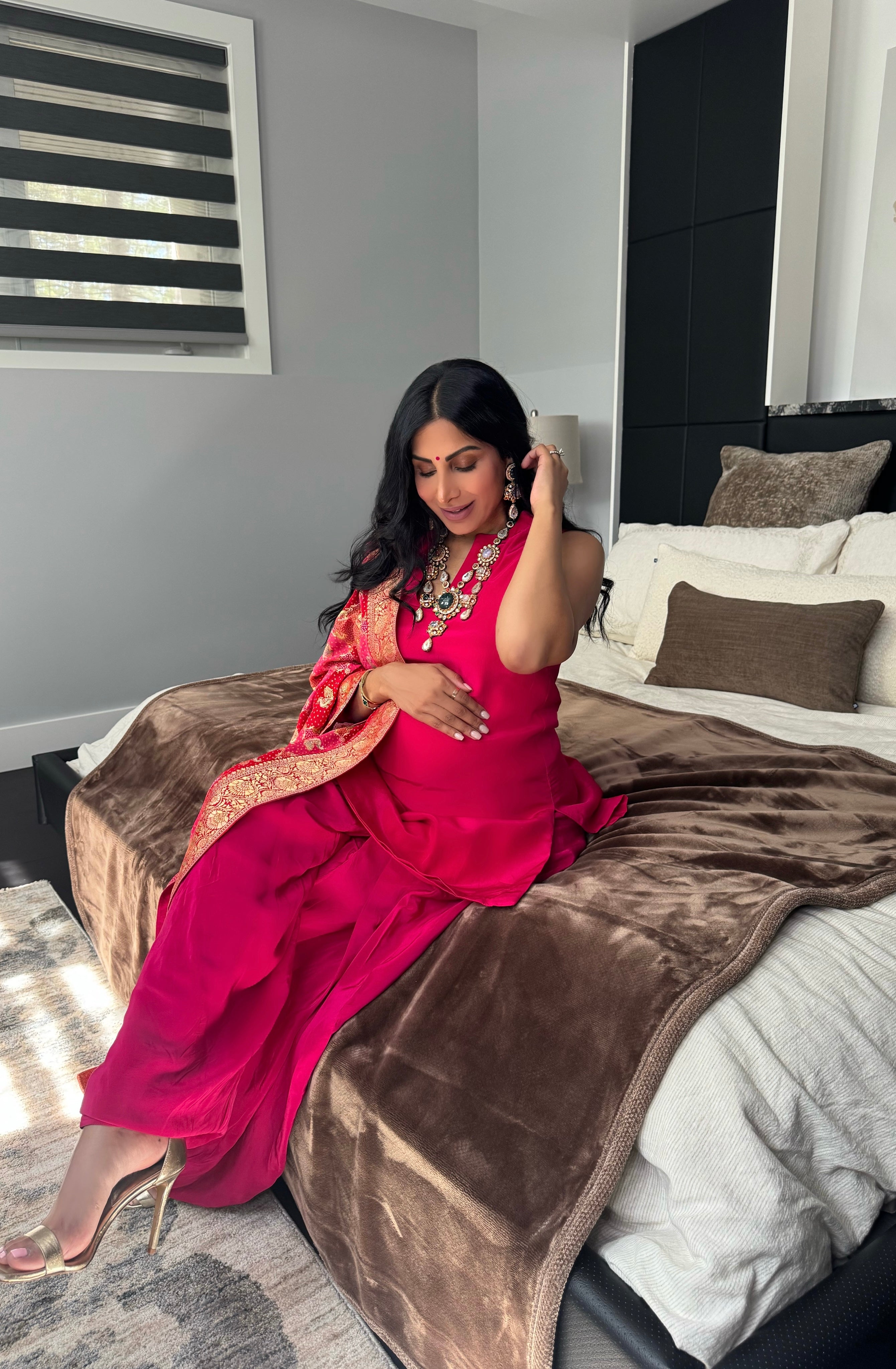 Banarasi Bloom | Pink Salwaar Suit