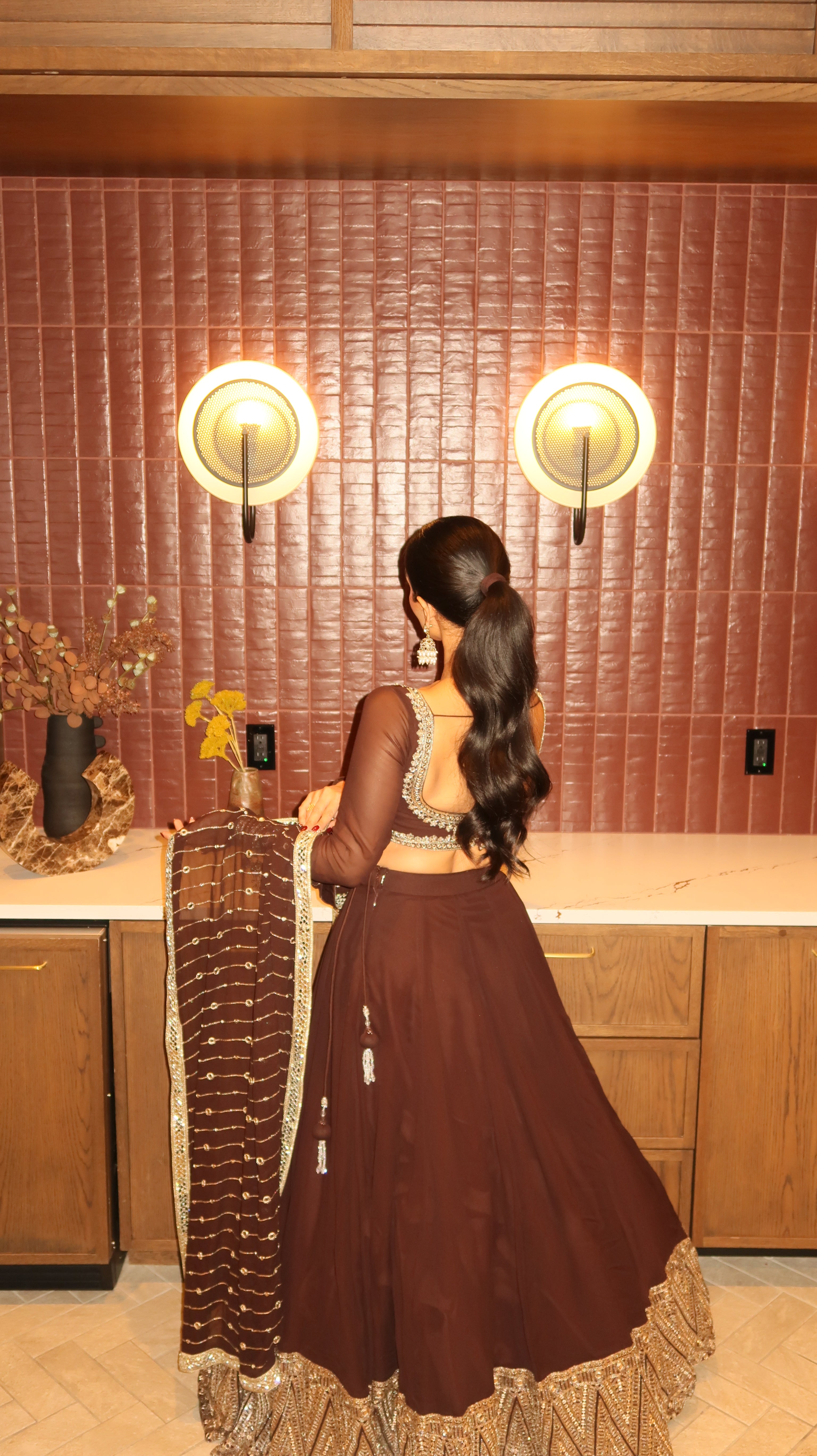 Zahara | Brown Lengha