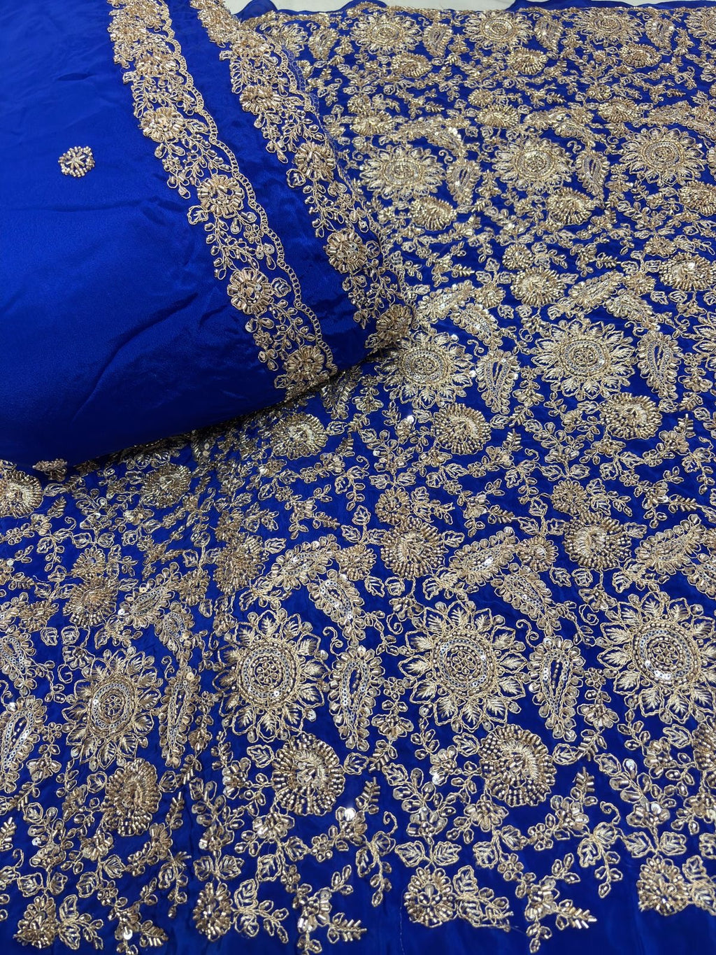 The Noor Set | Embroidered Lengha