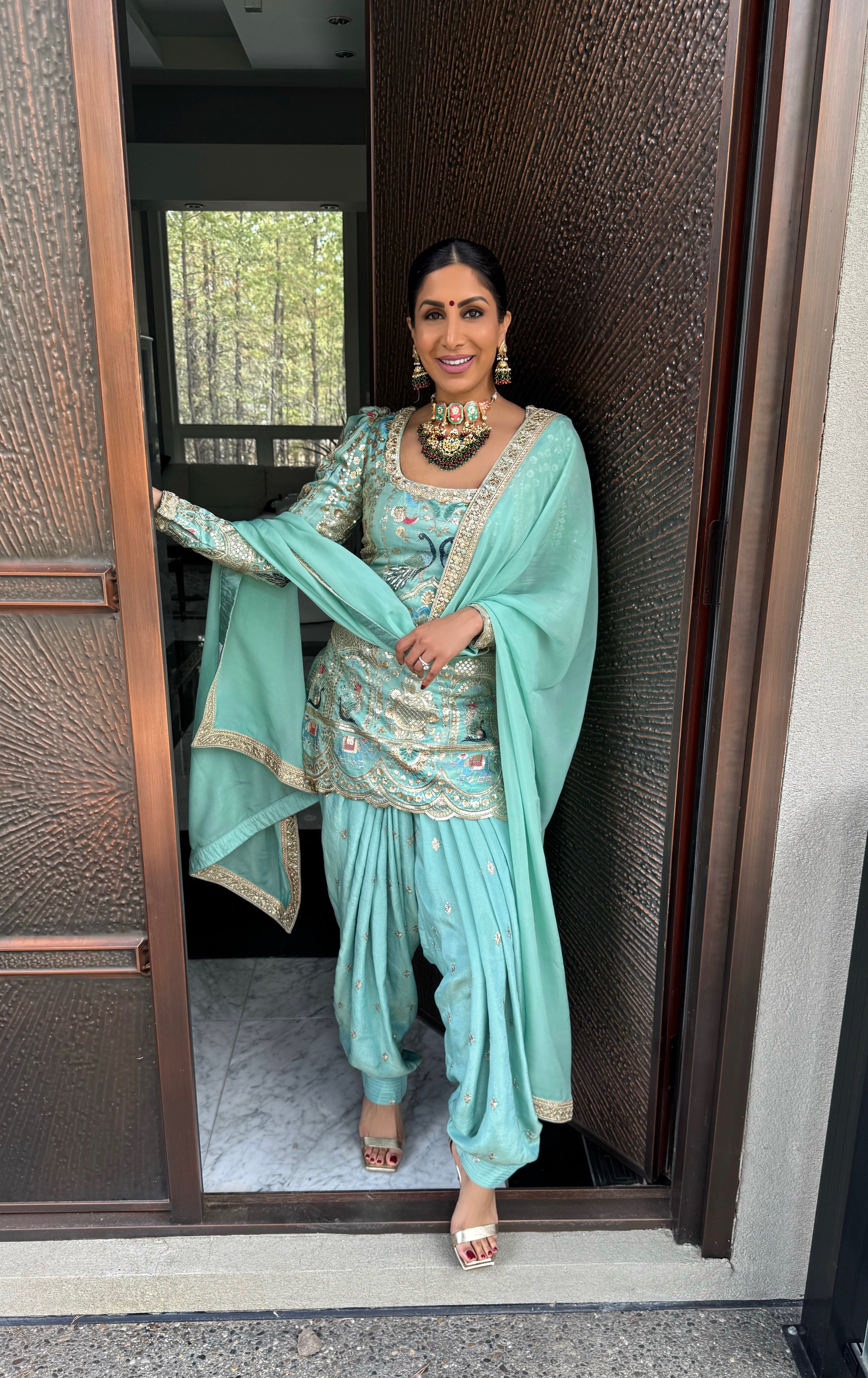 Moorni | Blue Salwaar Suit