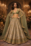 Paisley | Printed Lengha
