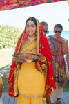 Sun-kissed Ceremony | Yellow Sharara