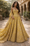 The Noor Set | Embroidered Lengha
