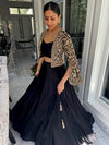 Chamak | Black Jacket with Lengha