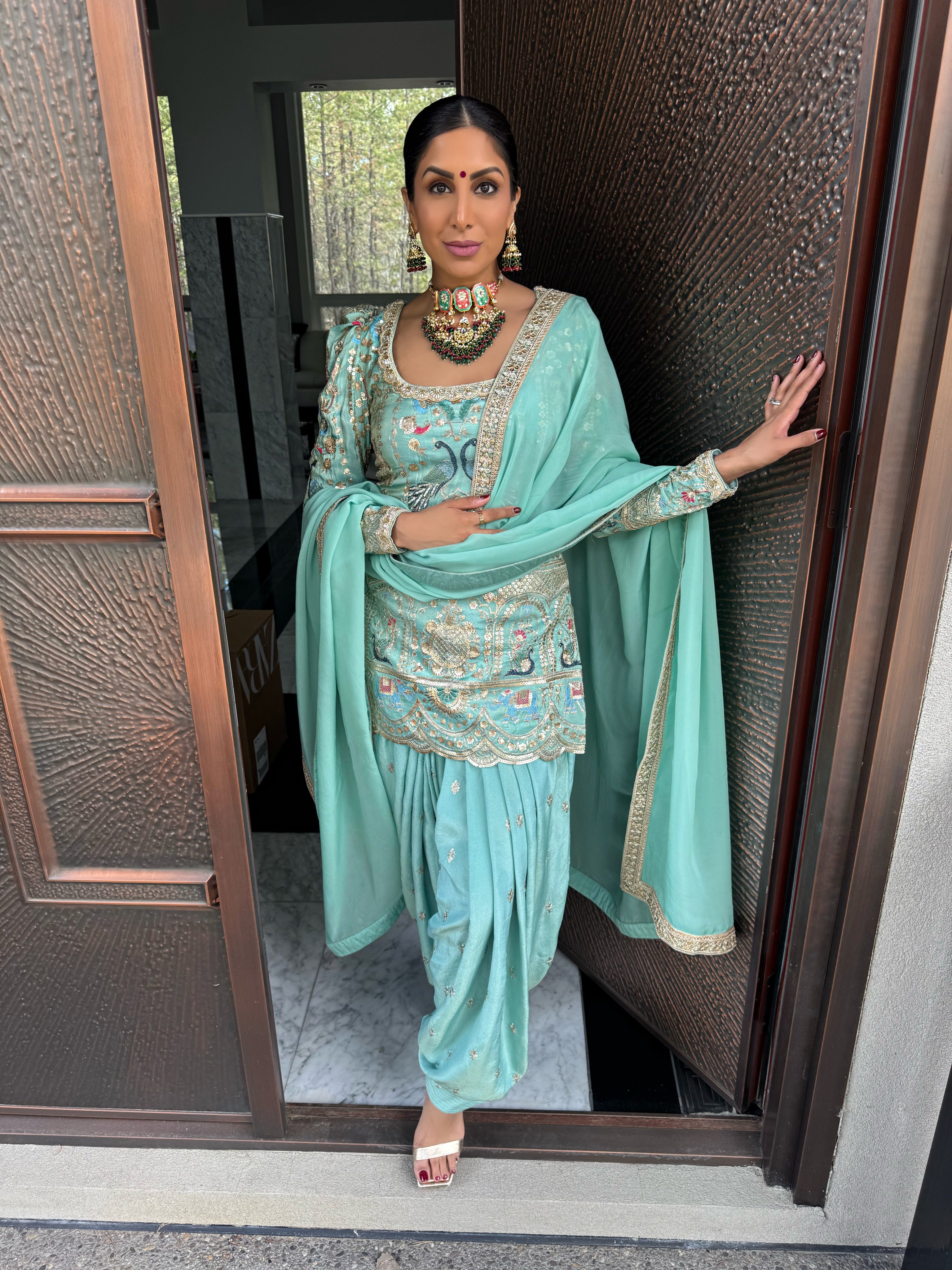 Moorni | Blue Salwaar Suit