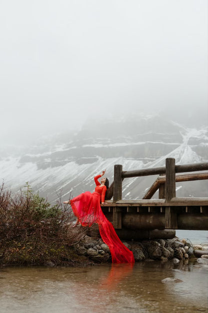 L’Amour | Red Saree