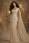 Sable | Corset Pre-pleated saree
