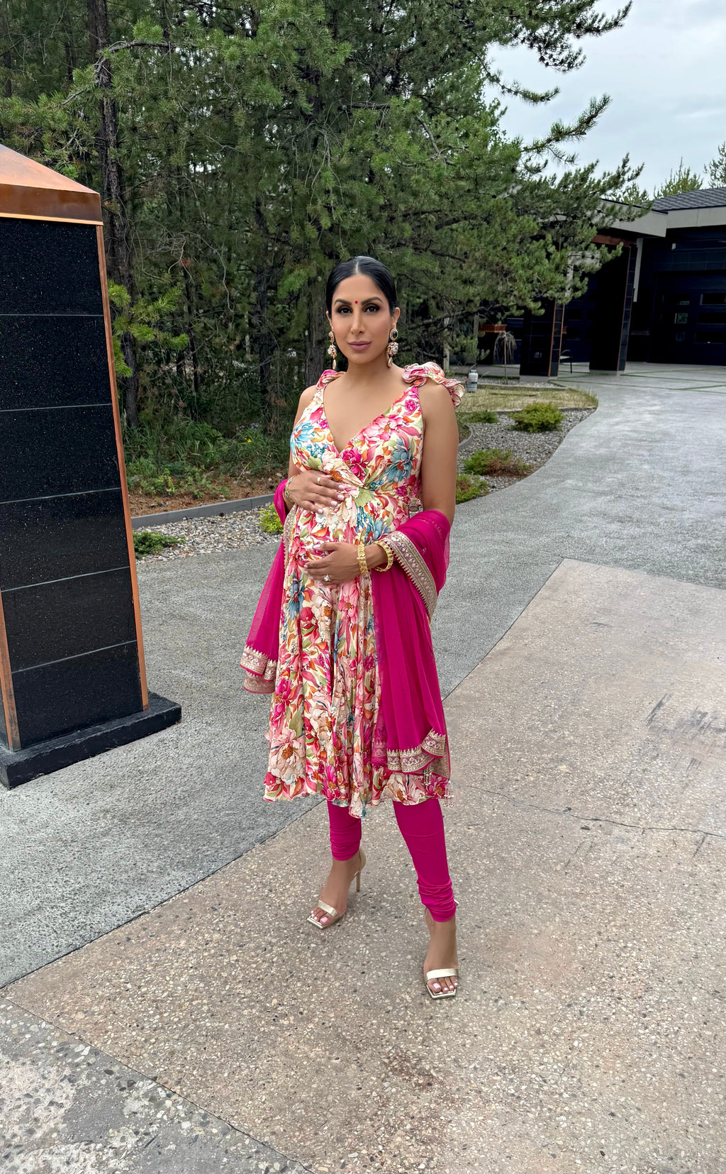 Aaria Fleur | Floral Anarkali Suit