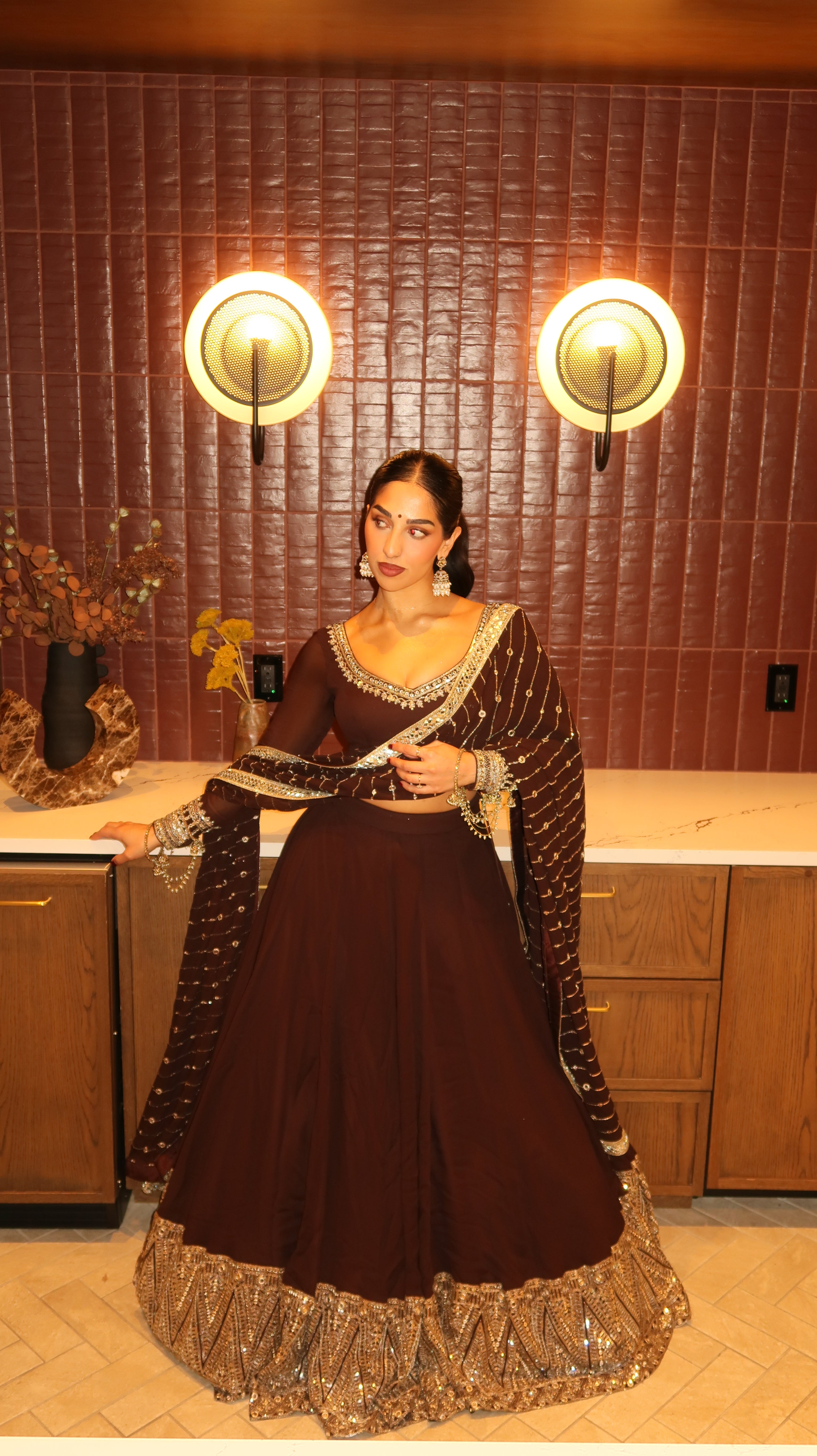 Zahara | Brown Lengha