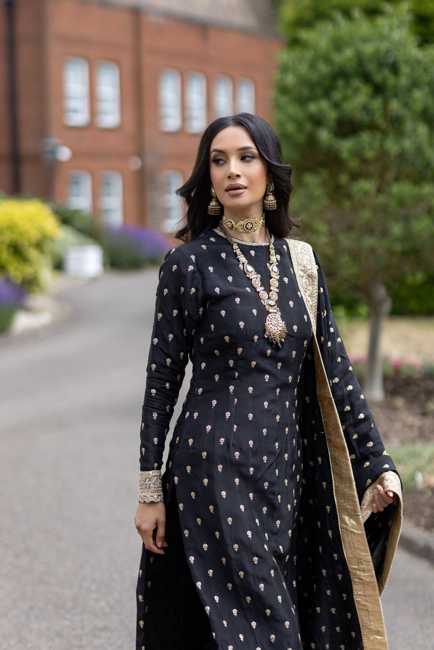 Siona | Black Pajami Suit