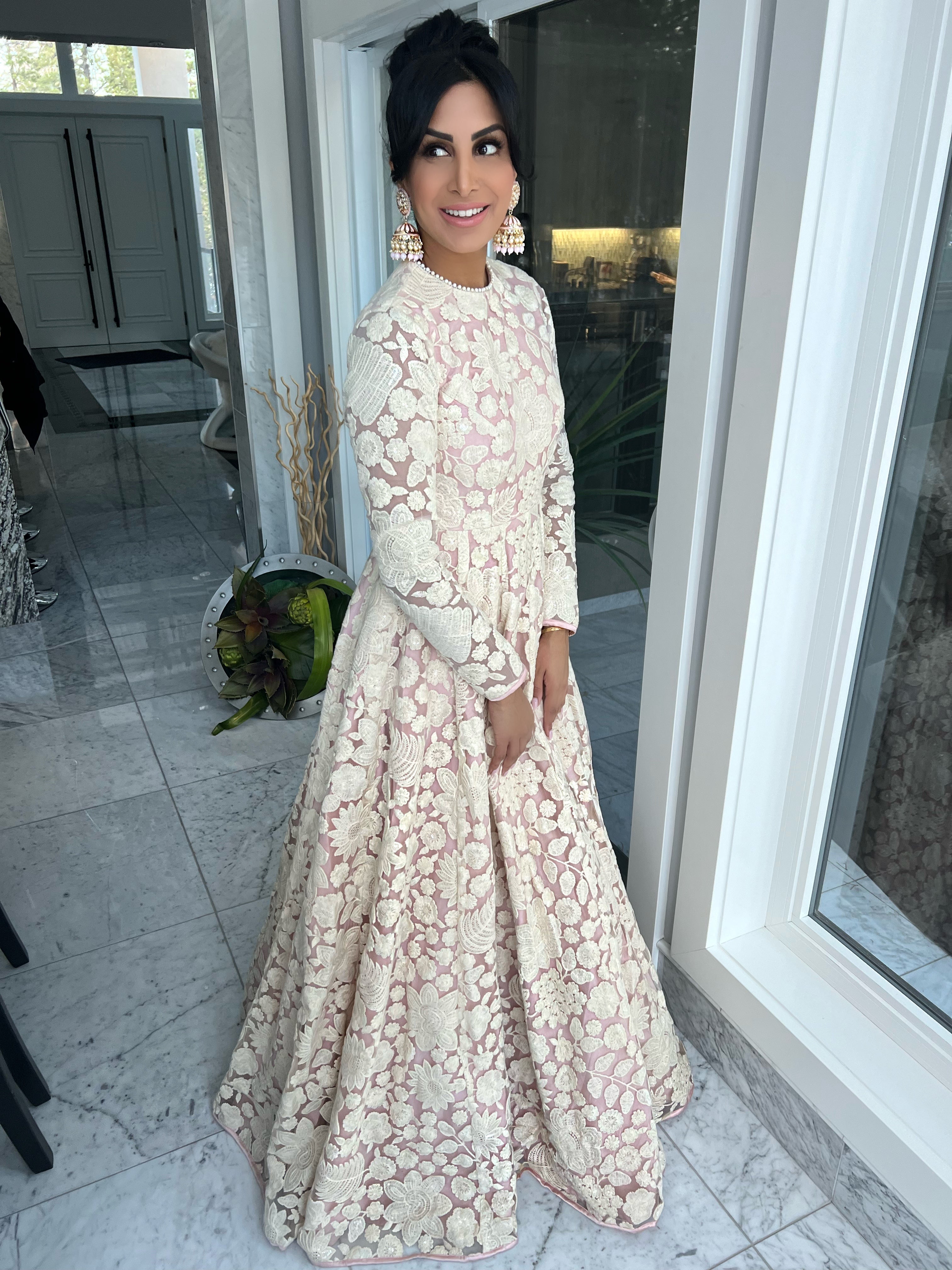 So Chic | Off-white Anarkali Set