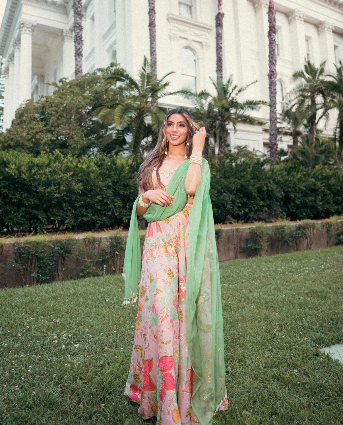 Moana | Anamika Printed Sharara