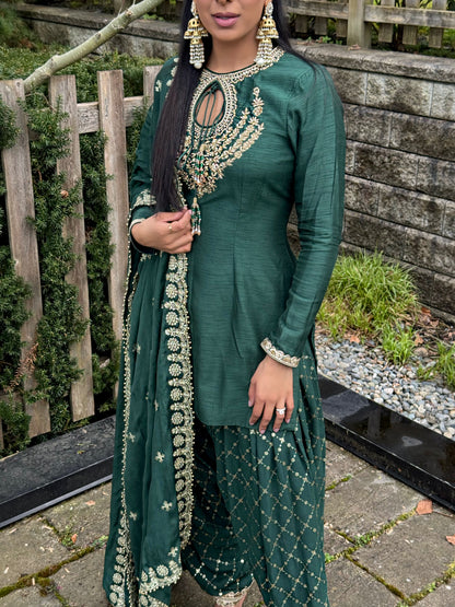 Husn | Green Salwaar Suit
