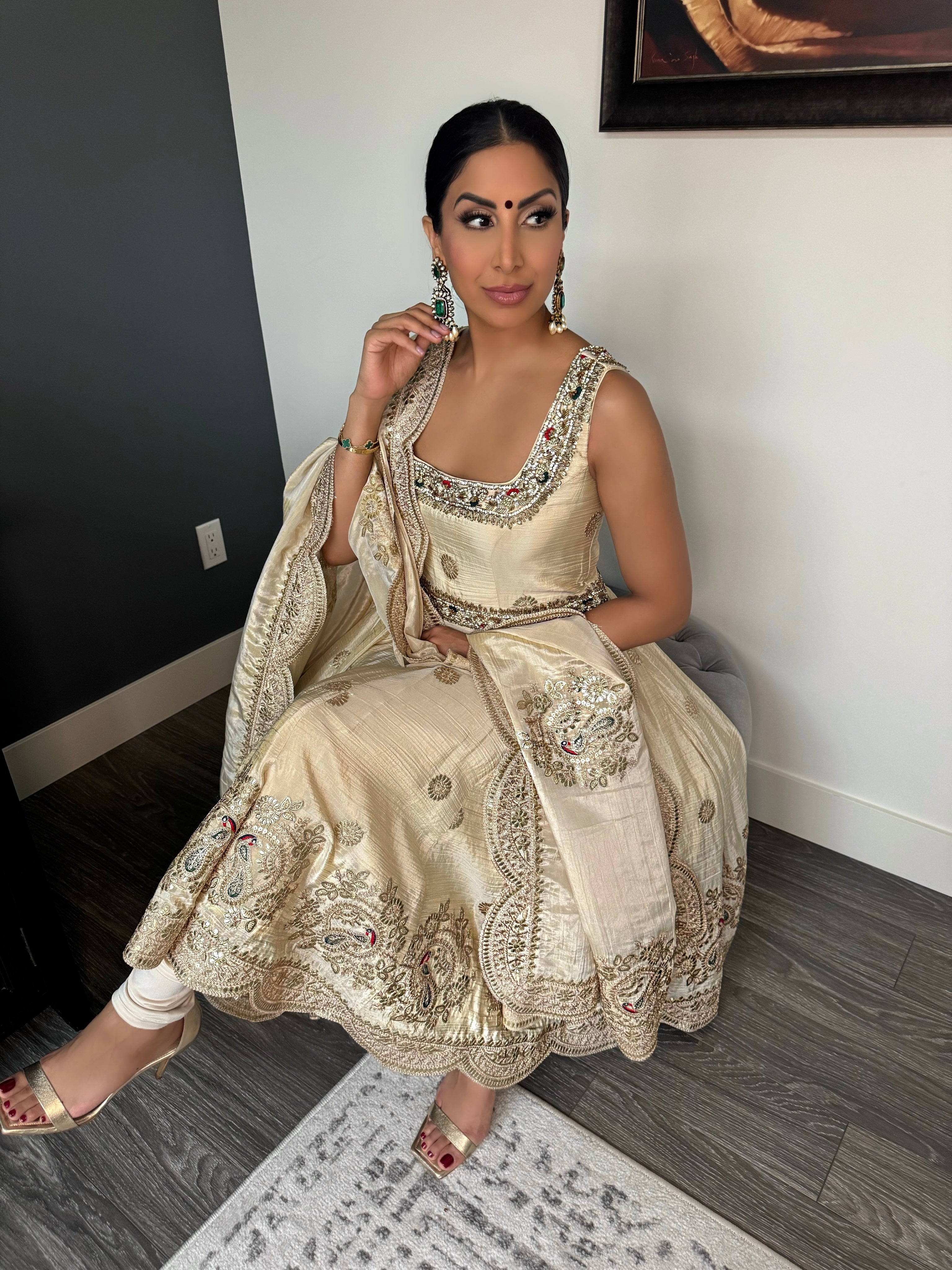 Aarohi | Peacock Embroidered Anarkali