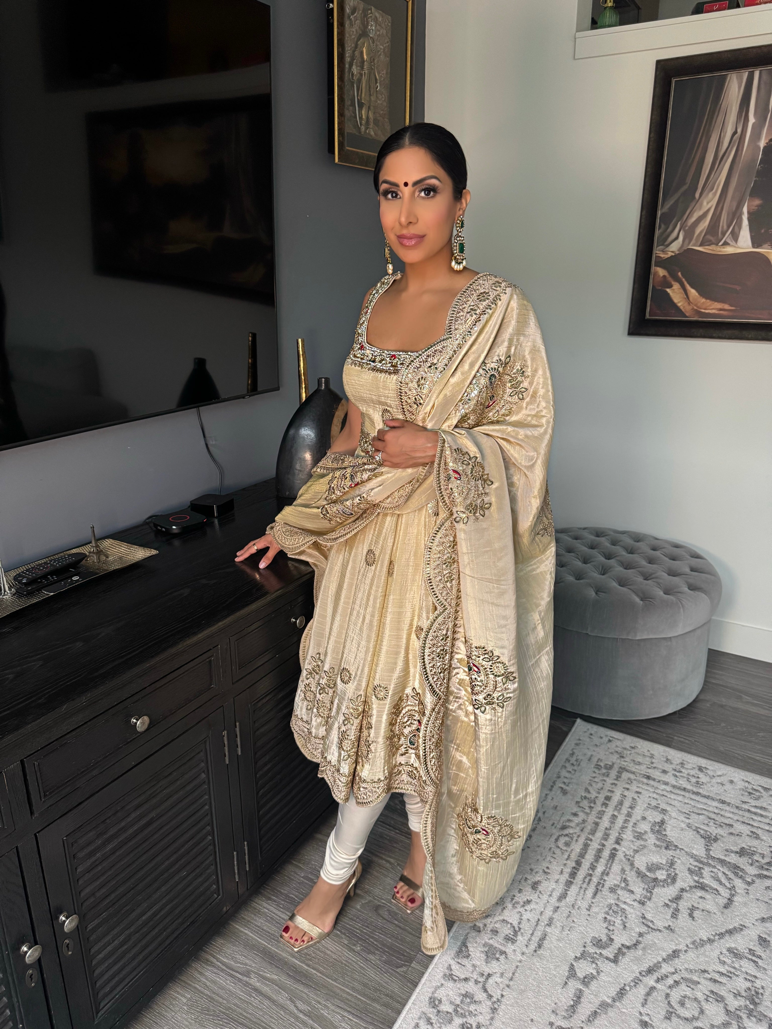 Aarohi | Peacock Embroidered Anarkali