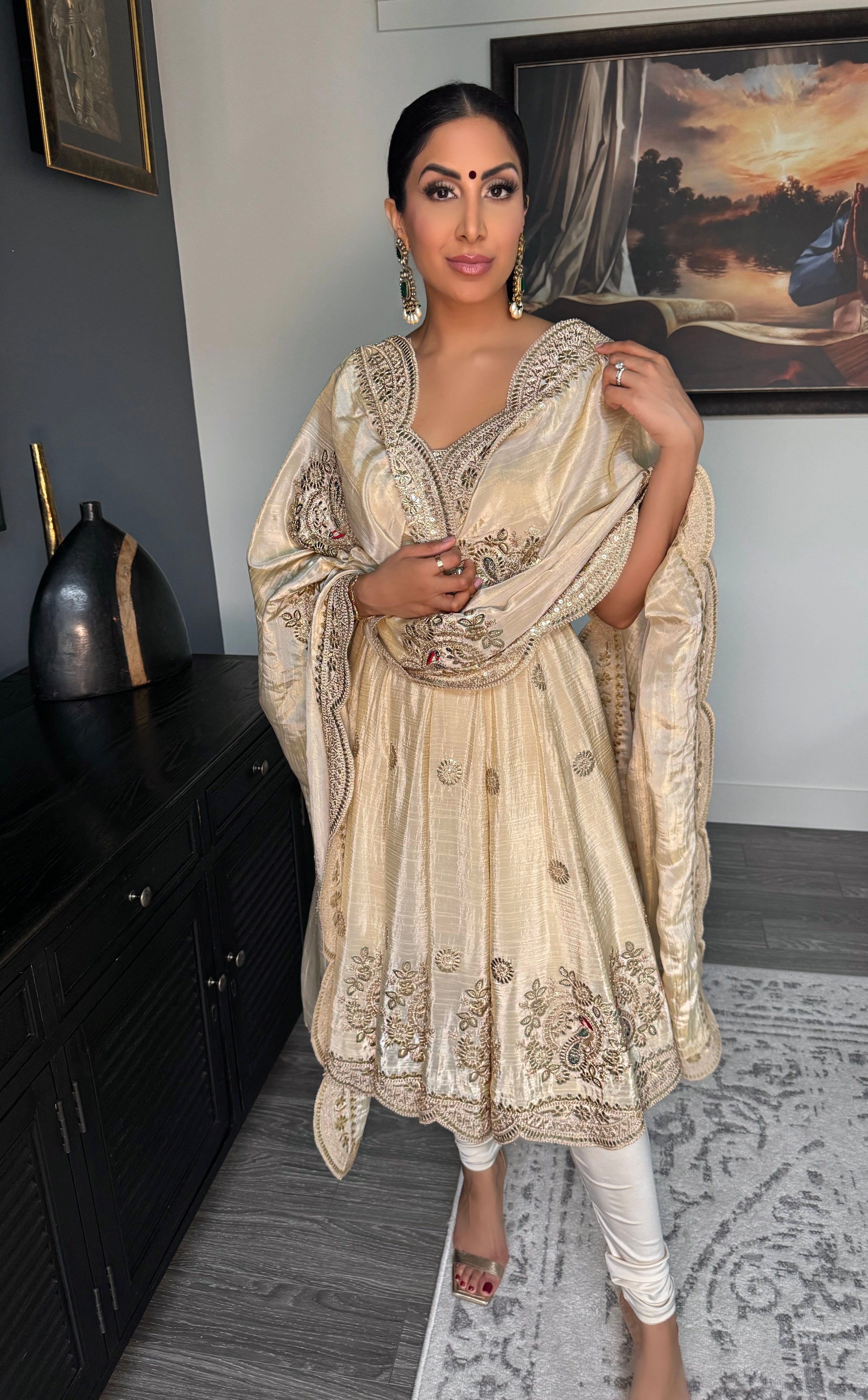 Aarohi | Peacock Embroidered Anarkali