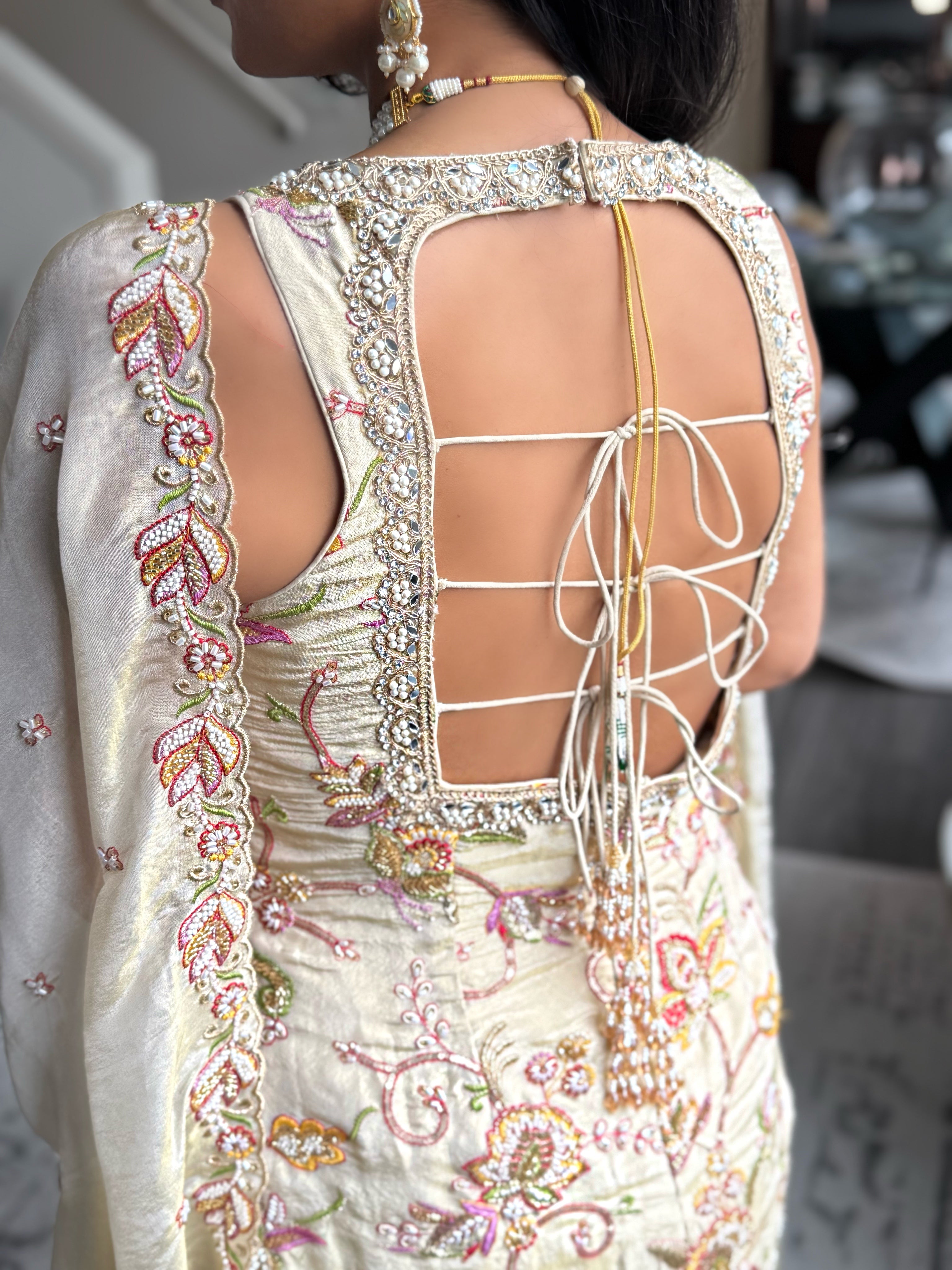 Ambar | Heavy Floral Sharara