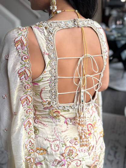 Ambar | Heavy Floral Sharara