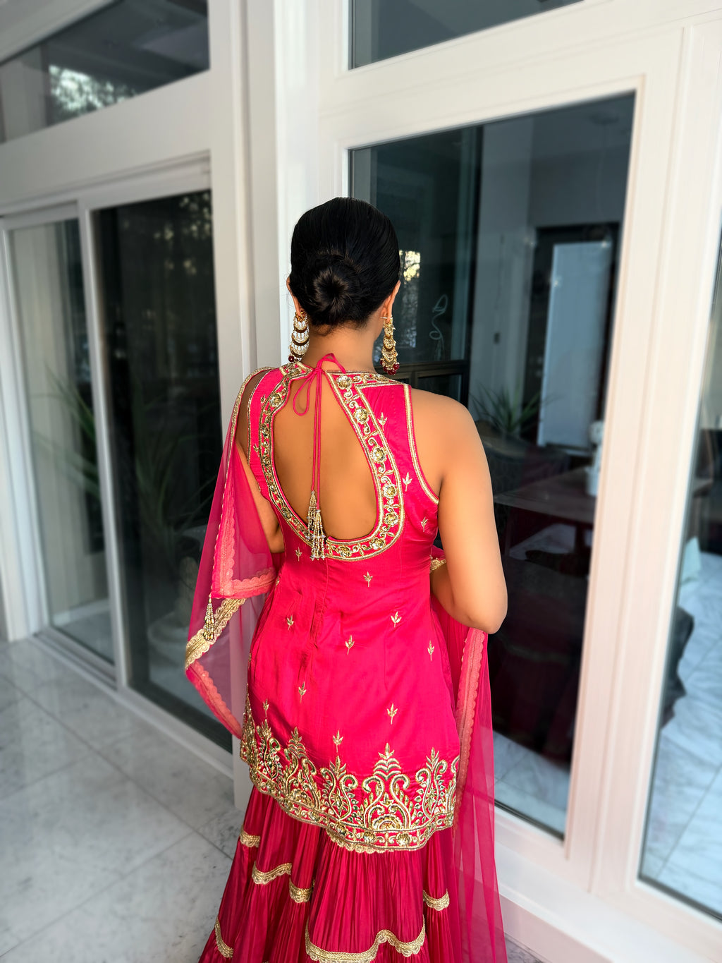 Devi | Pink Sharara