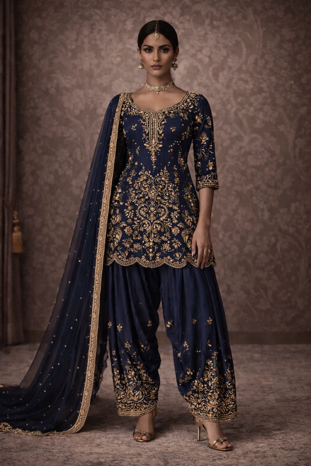Ziya | Hand Embroidered Salwaar