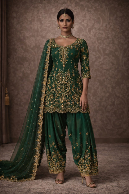 Ziya | Hand Embroidered Salwaar
