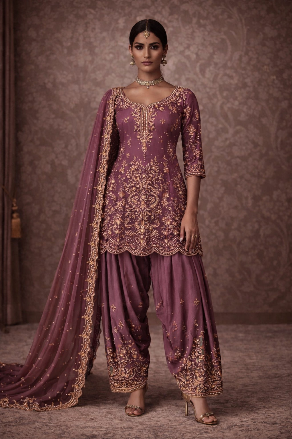 Ziya | Hand Embroidered Salwaar
